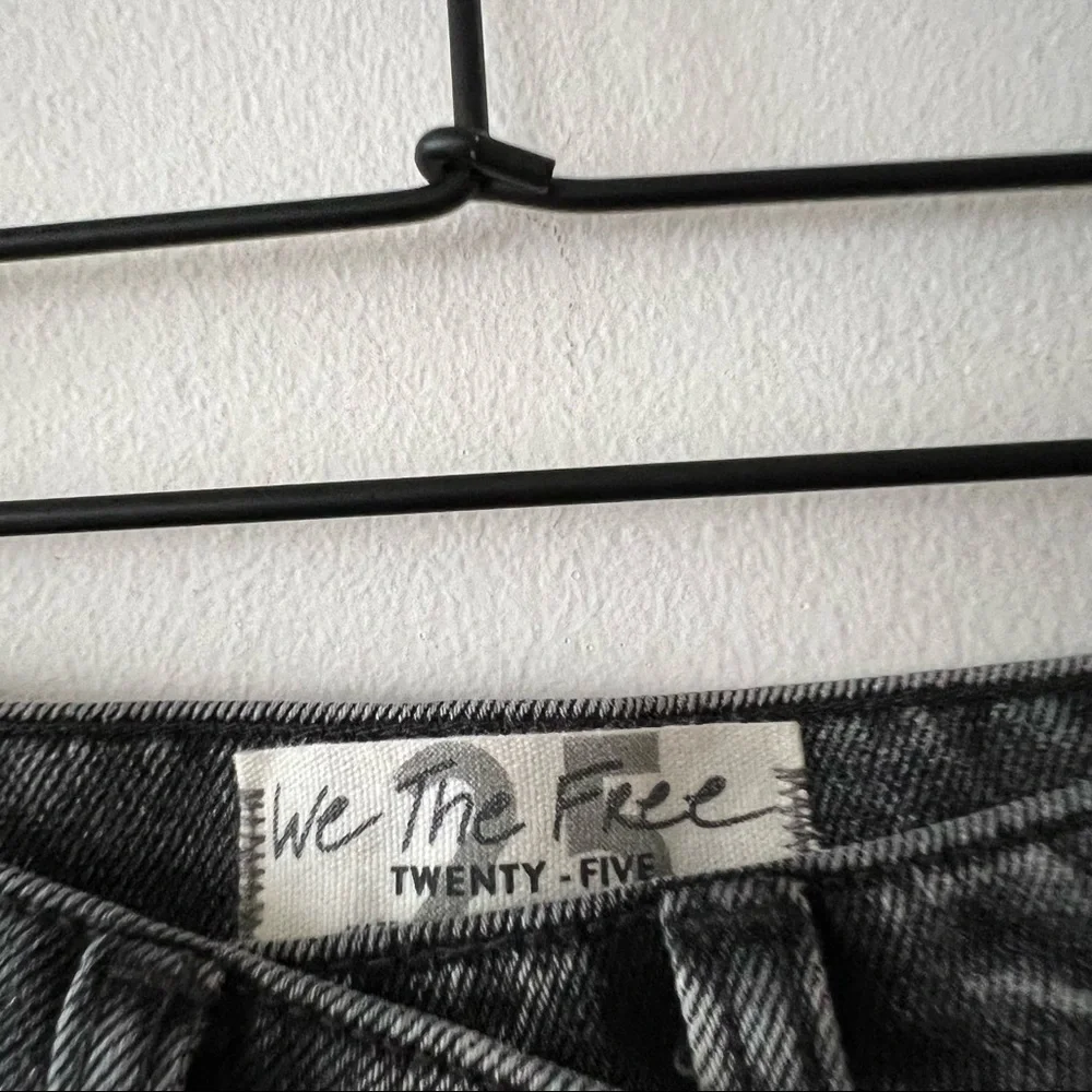 Free People Parker Crossover Denim Mini Skirt